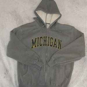 Michigan zip up hoodie
